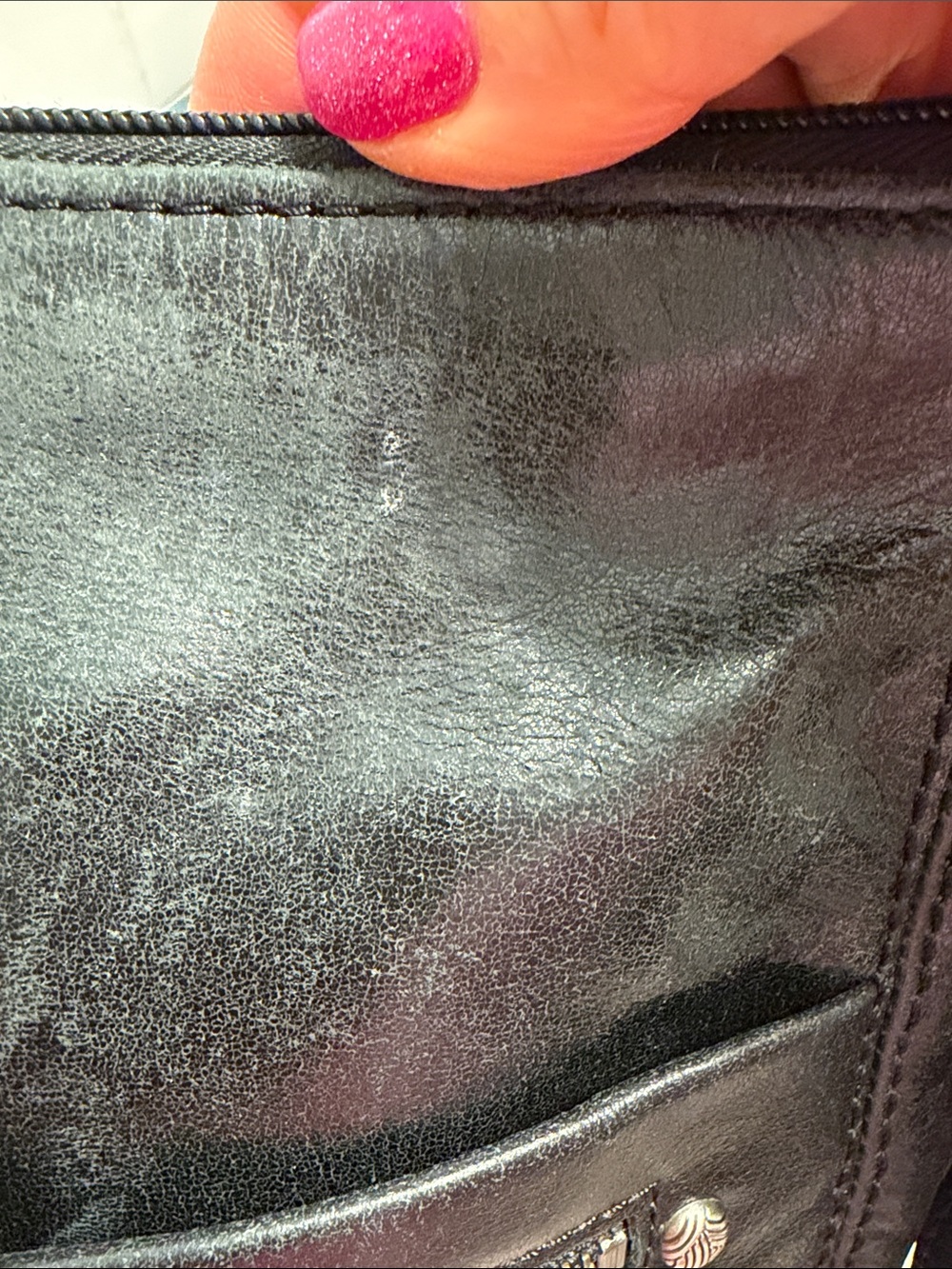 The Sak Black Leather Crossbody Bag - Picture 9 of 11
